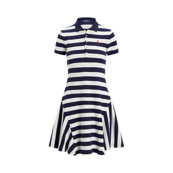 Robe polo patineuse rayée - Polo Ralph Lauren - Modalova