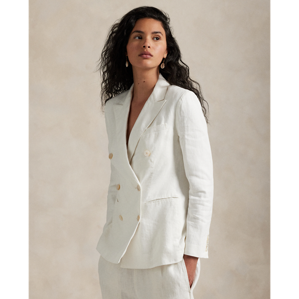 Blazer croisé en lin - Polo Ralph Lauren - Modalova