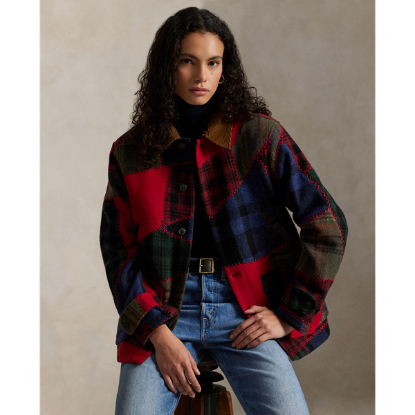 Ralph Lauren Patchwork Chore Jacket In Animal Print