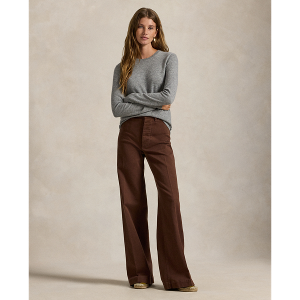 Ralph Lauren Stretch-cotton Beaton Pant In Brown