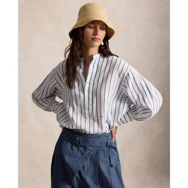 Camicia in Lino a Righe Ralph Lauren - Eleganza Casual