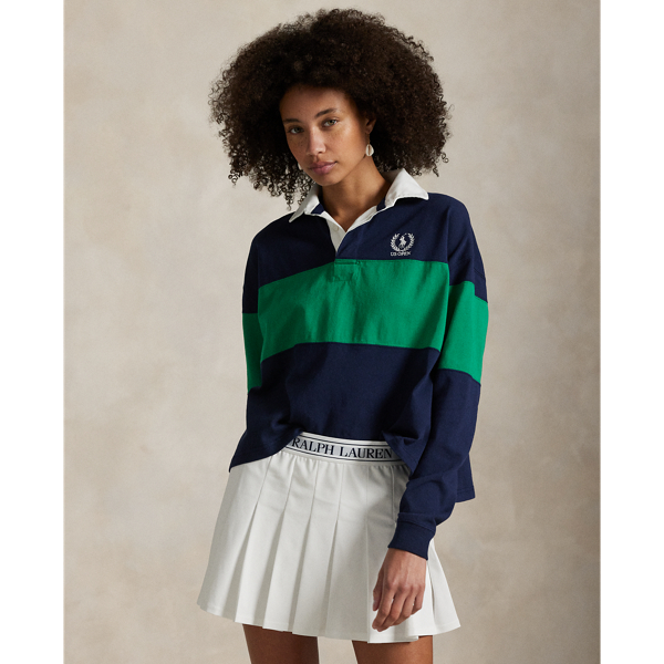 Ralph Lauren Us Open Jersey Rugby Shirt In Multi
