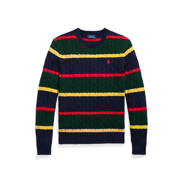 Pull rayé en coton torsadé - Polo Ralph Lauren - Modalova