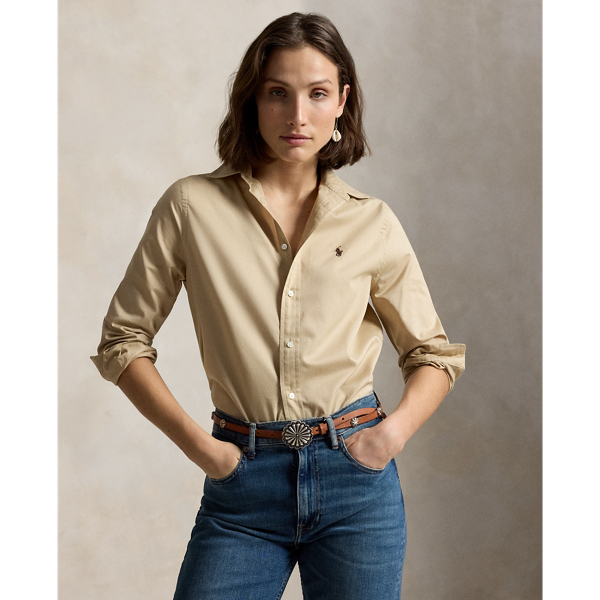 Camicia Classic-Fit in Twill di Cotone Ralph Lauren