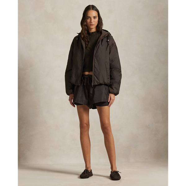 Ralph Lauren Layered Drawstring Short In Black