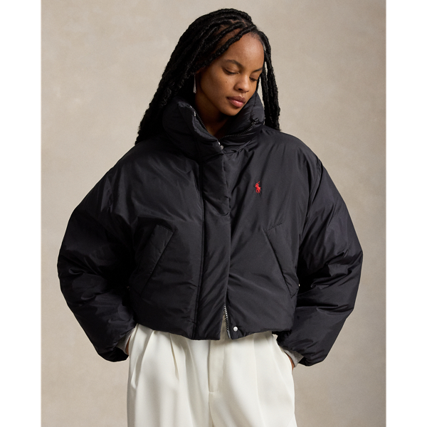 Cropped Down Puffer Jacket
