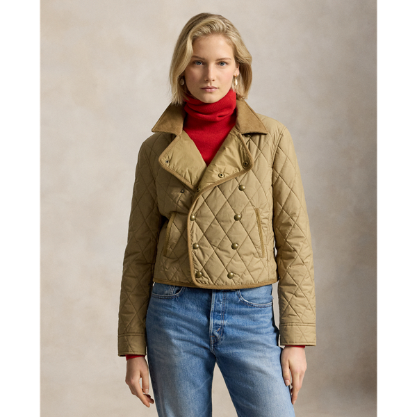 Double-Breasted Quilted Jacket