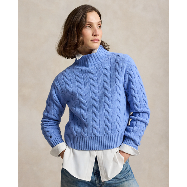 Maglia Dolcevita in Lana e Cashmere Ralph Lauren