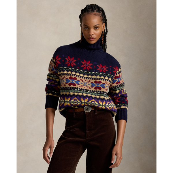 Maglia Dolcevita in Lana e Cashmere Ralph Lauren
