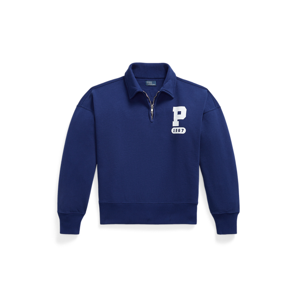 “P” Logo Slub Fleece Quarter-Zip