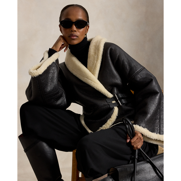 Shearling Wrap Jacket