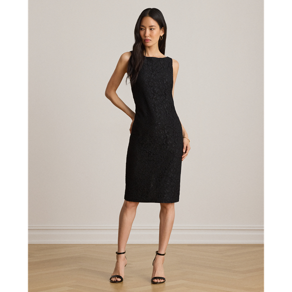 Lace Sleeveless Cocktail Dress