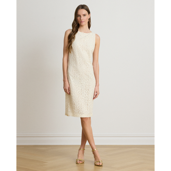 Lauren Ralph Lauren Lace Sleeveless Cocktail Dress