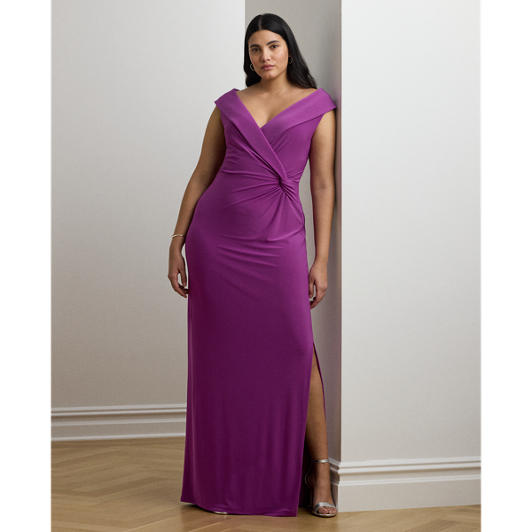 Curve – Jersey Off-the-Shoulder Gown