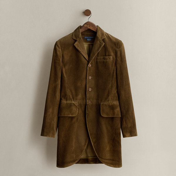 Polo Ralph Lauren C. 2008 Corduroy Coat In Multi