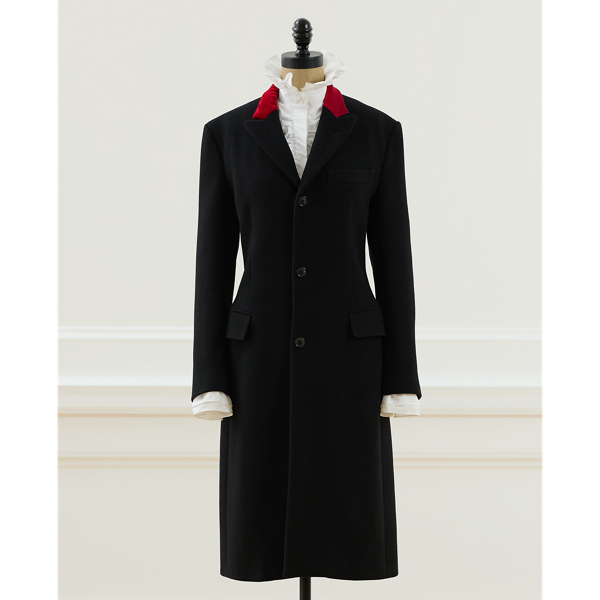 Ralph Lauren 2016 Dawson Wool-cashmere Coat In Black