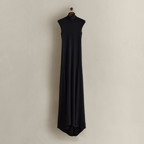 Ralph Lauren C. 2005 Cashmere-blend Dress In Black