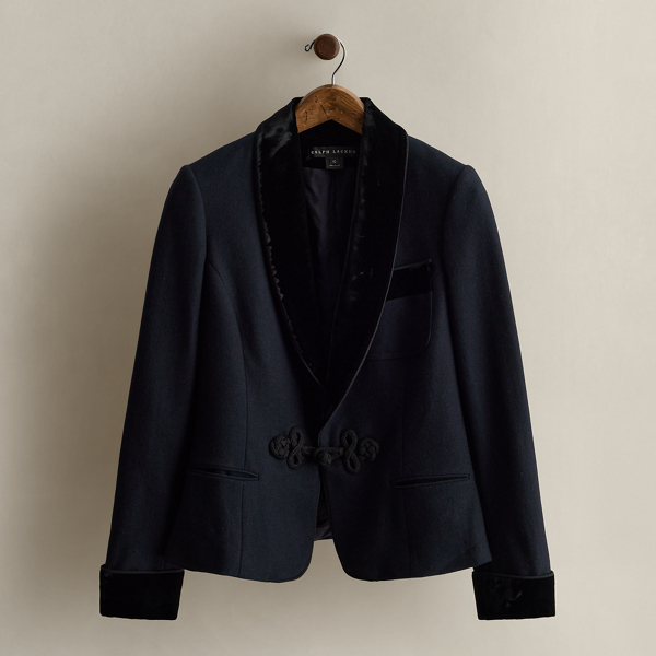 Ralph Lauren C. 2005 Wool-blend Blazer In Black