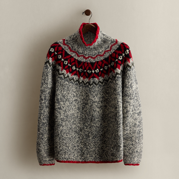 Ralph Lauren C. 2000 Turtleneck Sweater In Gray