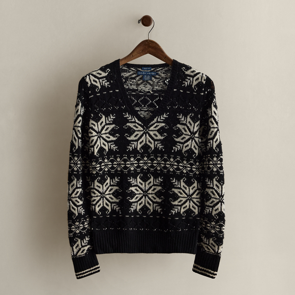 Ralph Lauren C. 2008 Wool-cashmere Sweater In Multi