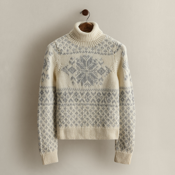 Ralph Lauren C. 2000 Wool Turtleneck In Multi