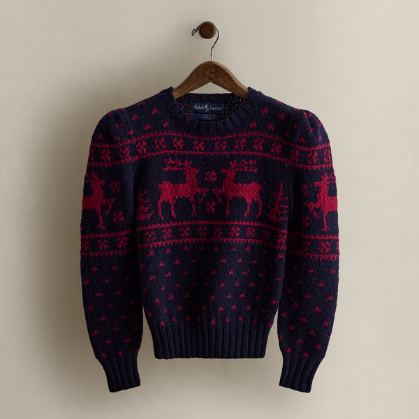 Ralph Lauren 1982 Patterned Crewneck Sweater In Multi