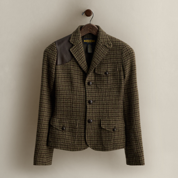Ralph Lauren C. 2008 Wool-blend Blazer In Brown
