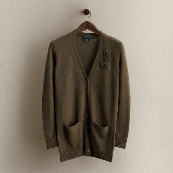 Ralph Lauren 2010 Wool-angora Cardigan In Green