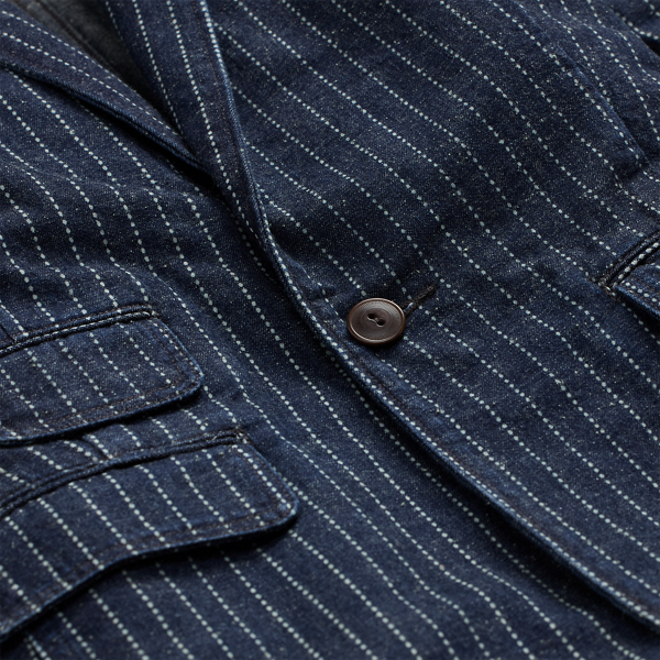 POLO by Ralph LaurenNEW ARTISANストライプ デニムブレザー