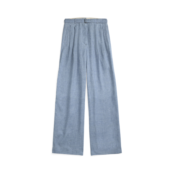 Pantalon à pinces en lin - RRL - Modalova
