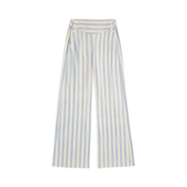 Striped Linen-Cotton Jersey Trouser - RRL - Modalova
