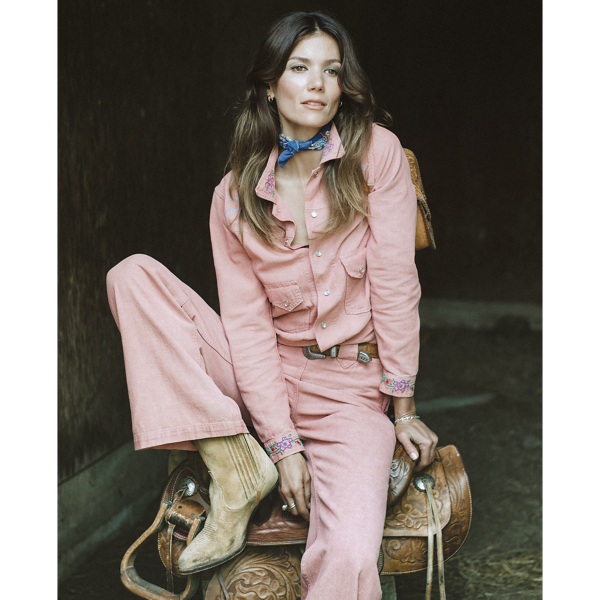 Pantaloni Western in Cotone e Lino | Ralph Lauren