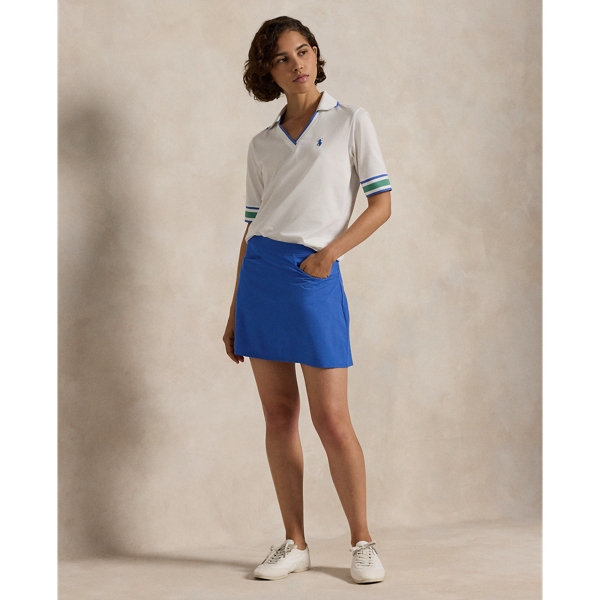 Rlx Golf 15" Performance Pleated Skort In New Iris Blue