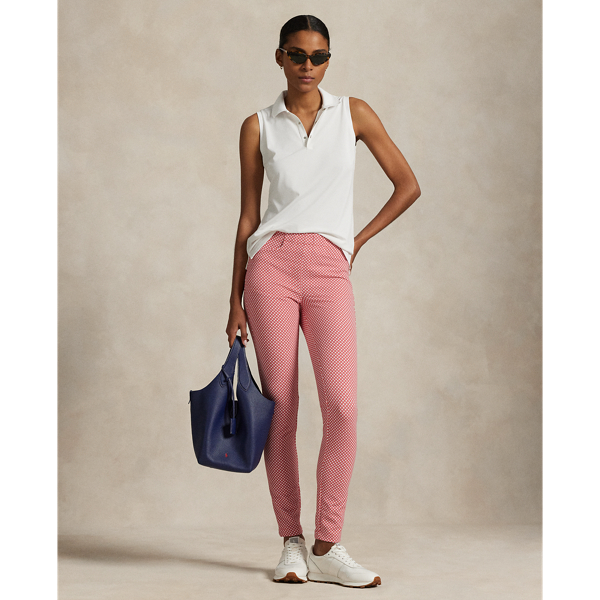 Polo Ralph Lauren Performance Stretch Twill Pant In Red Sky Summer Stars
