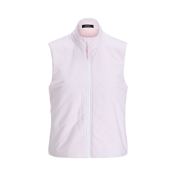 Gilet zippé hybride à pan matelassé - RLX - Modalova
