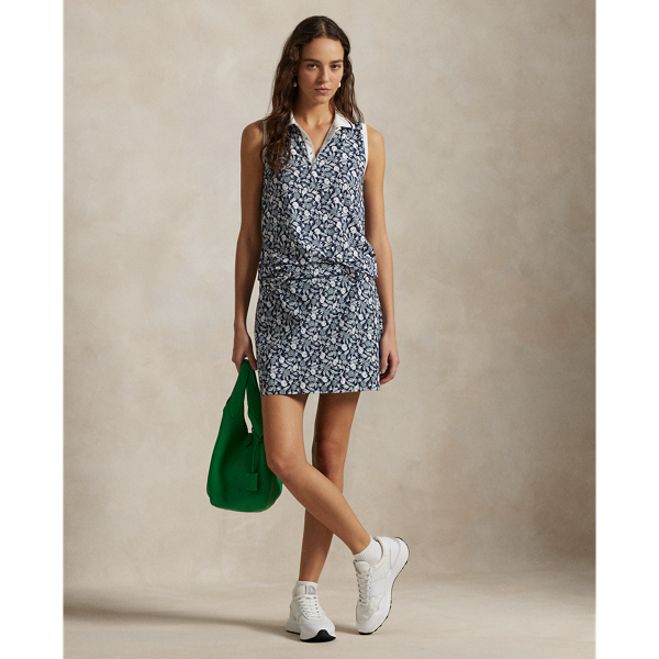Polo Ralph Lauren Ralph Lauren 15" Print Back-pleated Performance Skort In Multi