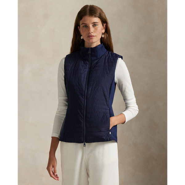 Polo Ralph Lauren Ralph Lauren Hybrid Quilted Vest In Blue