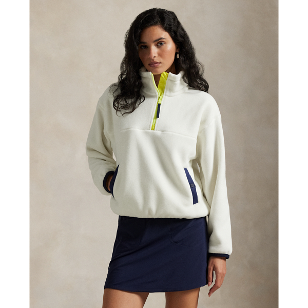 Polo Ralph Lauren Ralph Lauren Fleece Half-zip Pullover In Multi