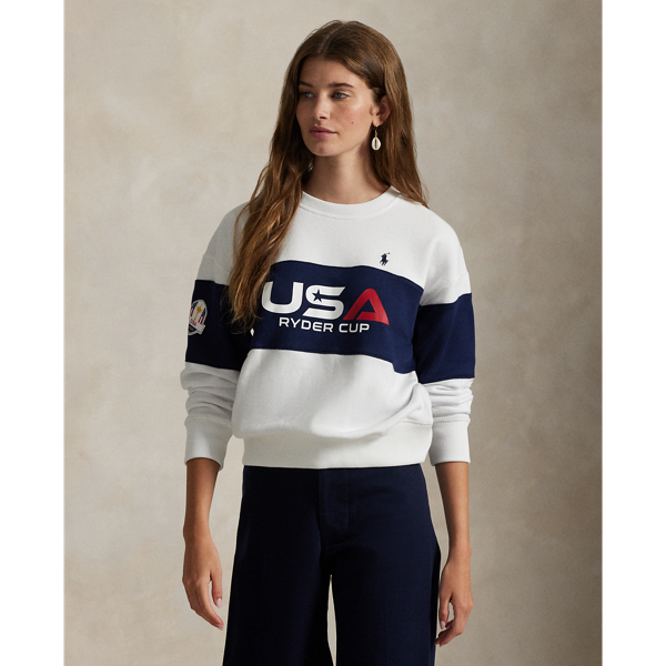 Polo Ralph Lauren Ralph Lauren U.s. Ryder Cup French Terry Crewneck In Multi