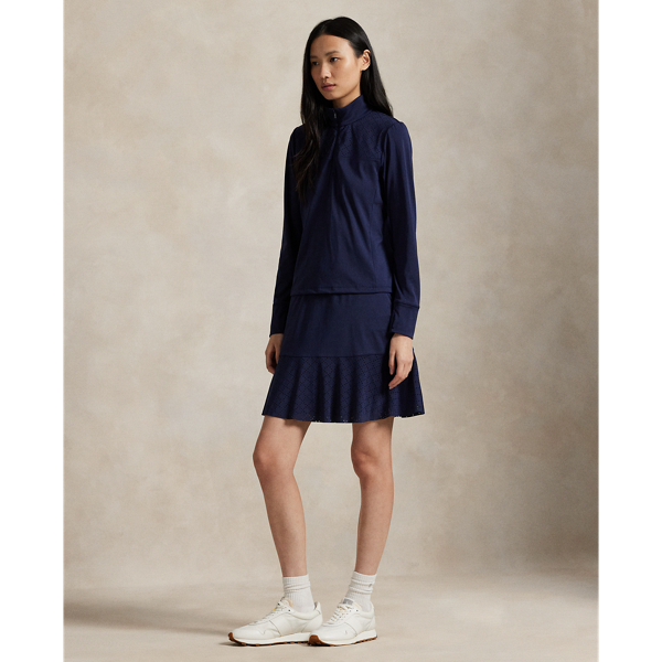 Jupe-short longue à broderie anglaise - RLX - Modalova