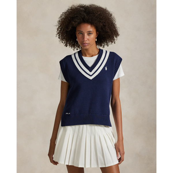 Pull débardeur de cricket coton mélangé - RLX - Modalova