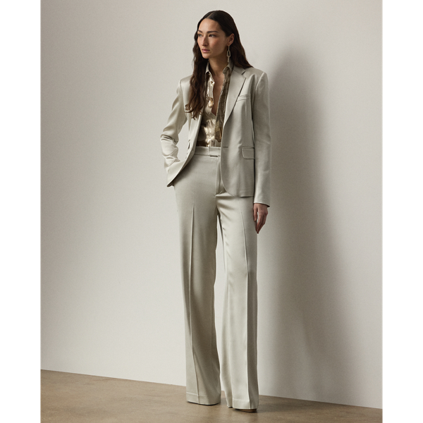 Ralph Lauren Dean Stretch Satin Pant
