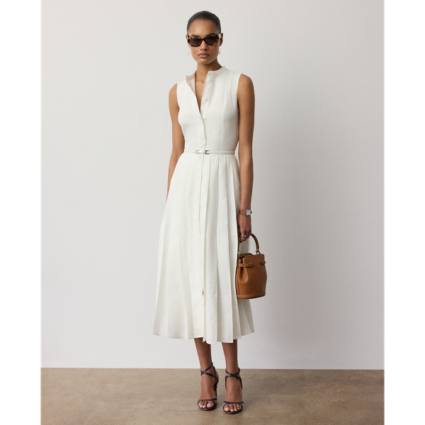 Kennedi Linen Sleeveless Day Dress