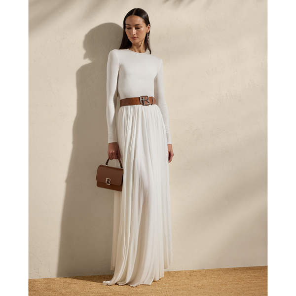 Robe froncée en jersey de crêpe - Collection - Modalova