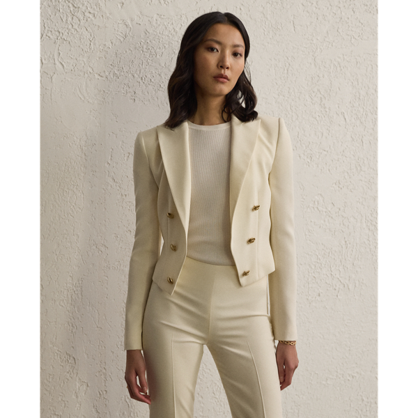 Veste Spencer en crêpe de laine - Collection - Modalova