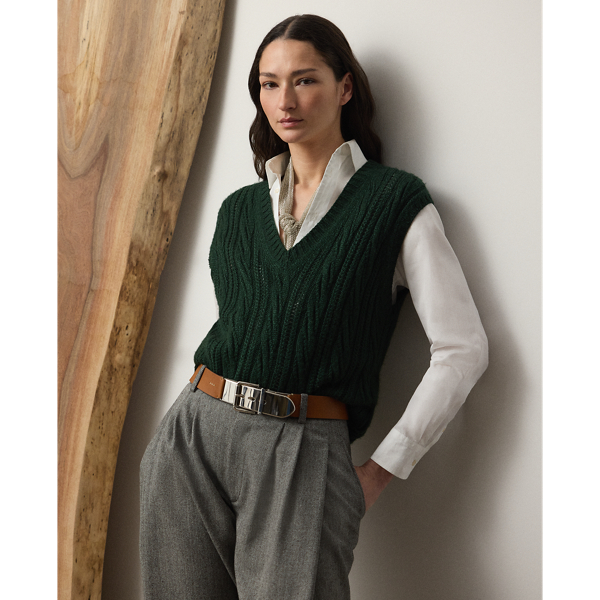 Pull débardeur torsadé soie et cachemire - Collection - Modalova