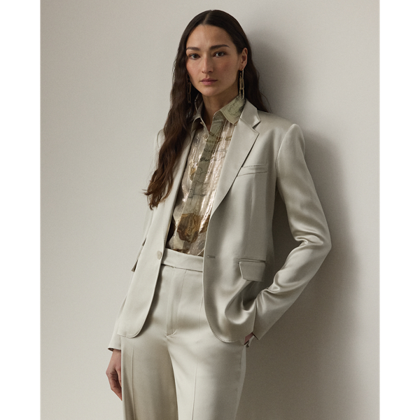 Veste Parker en satin stretch - Collection - Modalova