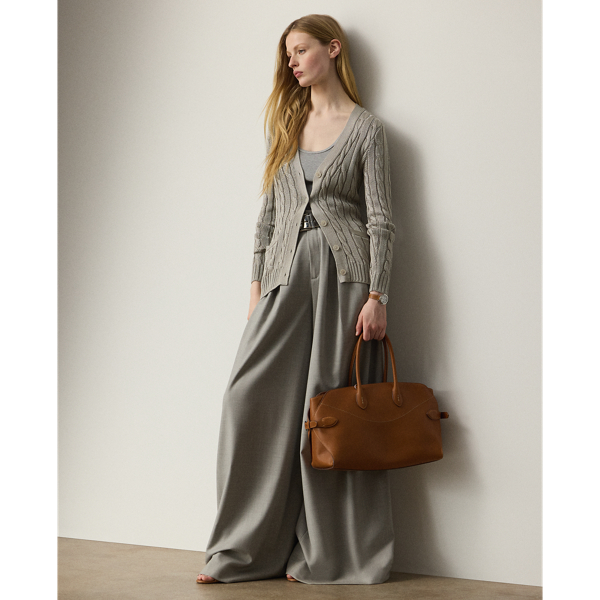 Ralph Lauren Greer Wool Pleated Pant