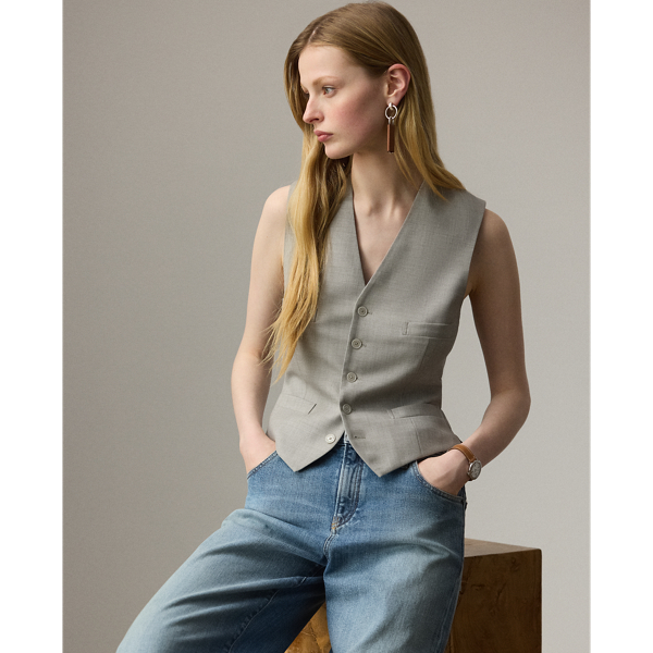 Jaiden Wool Waistcoat - Collection - Modalova