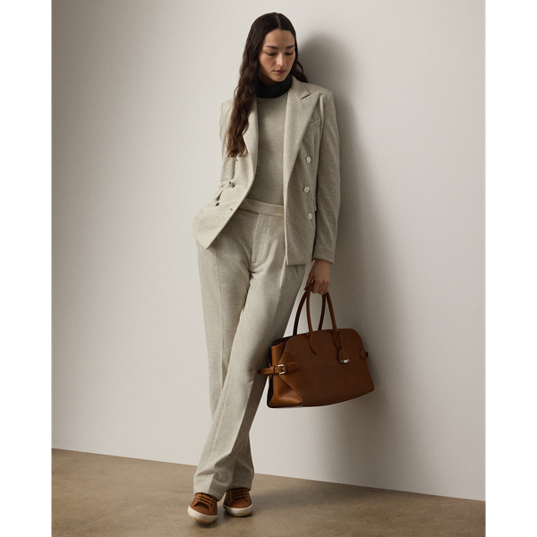 Tailored Cotton-Cashmere Fleece Trouser - Collection - Modalova